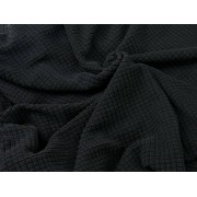 Фліс вафелька №14844 #1 чорний